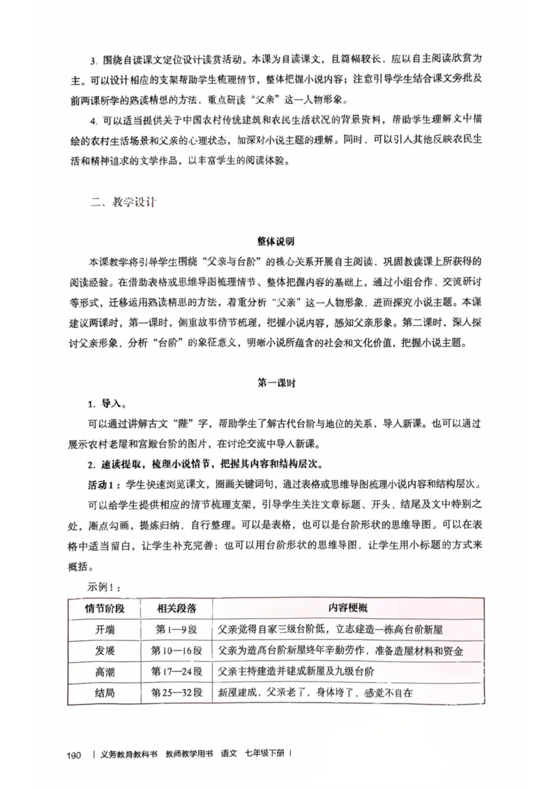 新人教版语文七年级下册教师用书_新人教版七下语文学习资料包_5.教师用书