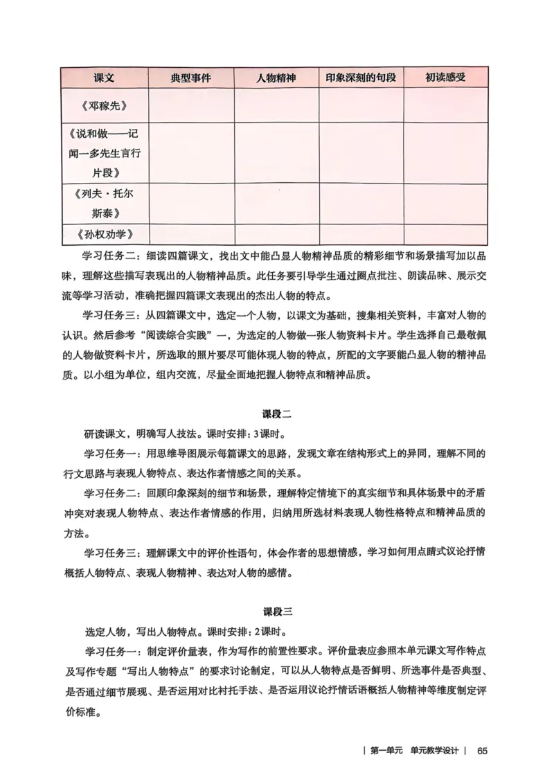 新人教版语文七年级下册教师用书_新人教版七下语文学习资料包_5.教师用书