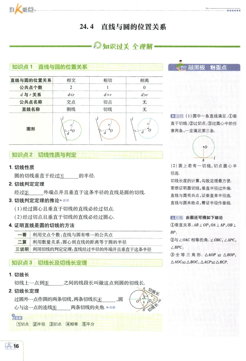 2024版《初中必刷题》数学9下（HK）-狂K重点_2026沪教牛津版英语_026(1).24-9下数学沪教版