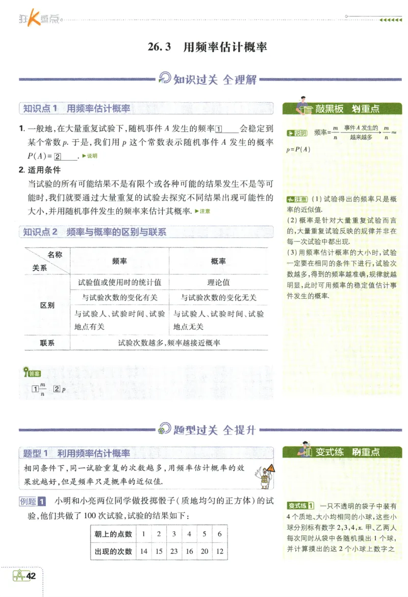 2024版《初中必刷题》数学9下（HK）-狂K重点_2026沪教牛津版英语_026(1).24-9下数学沪教版