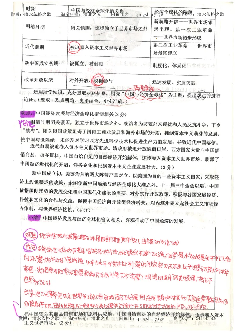 1.衡水中学高考积累与改错_文综（第1本）_278页_高中衡水学霸笔记_高中全部赠品_错题集高中九科_文综积累与改错