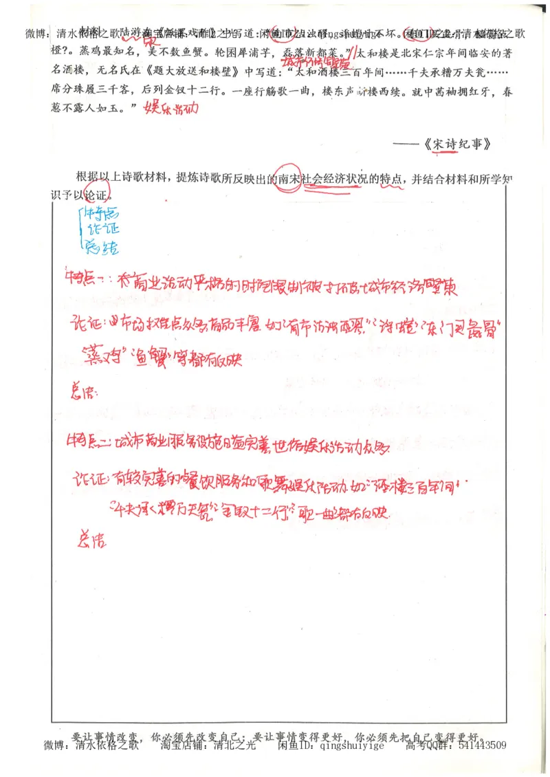 1.衡水中学高考积累与改错_文综（第1本）_278页_高中衡水学霸笔记_高中全部赠品_错题集高中九科_文综积累与改错