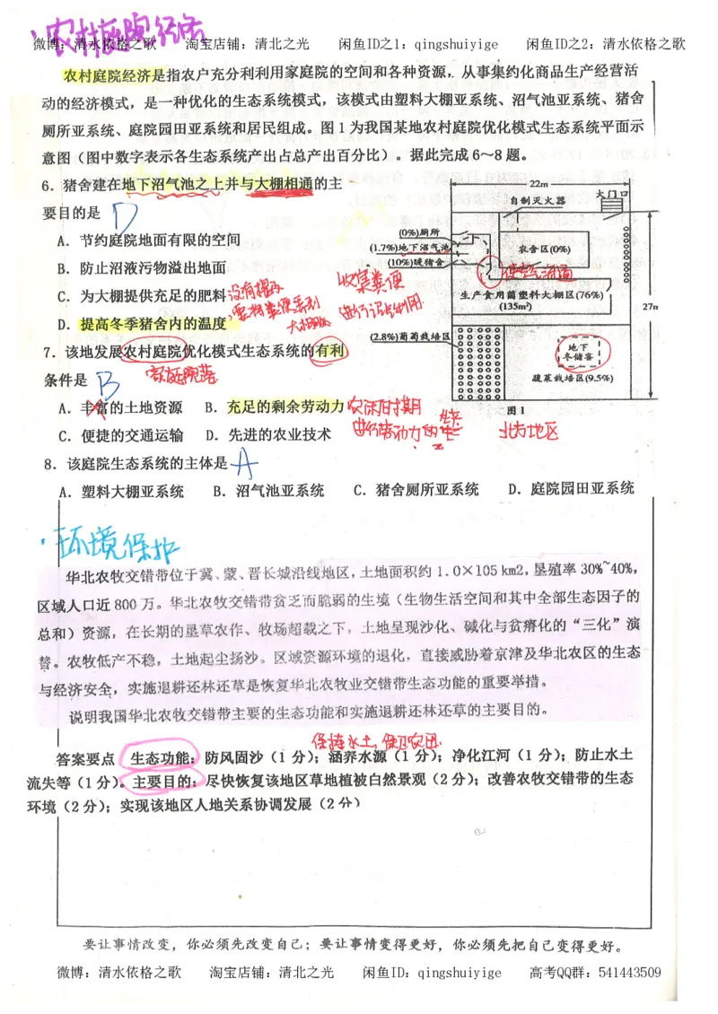 1.衡水中学高考积累与改错_文综（第1本）_278页_高中衡水学霸笔记_高中全部赠品_错题集高中九科_文综积累与改错