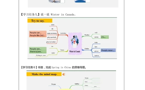 10Again,Please！_学习任务单_26春四年级上下册人教版_四上英语合集人教版PEP英语四年级上册新教材（教学视频+课件+动画+音频+练习+教案）_17练习资料_小学英语（预习复习资料大礼包）