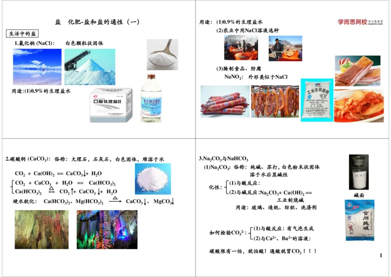 盐　化肥-盐和盐的通性（一）_初中化学_01.人教版初中化学_02.初中化学教学视频_2.初中化学--教学视频--带讲义_新初三化学年卡菁英班（全国人教版）