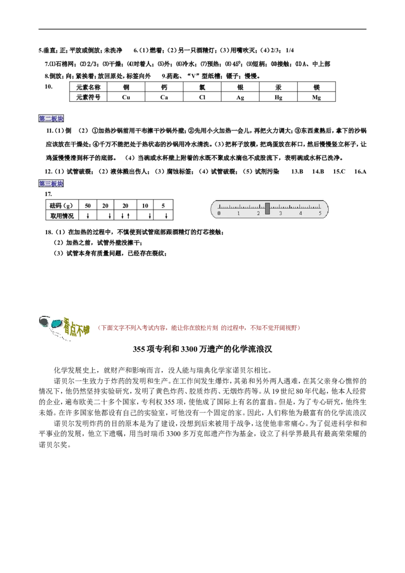 课题3走进化学实验室_初中化学_01.人教版初中化学_01.初中化学课件PPT--教案--试题_初中化学18年试卷_人教版九年级化学上册2018_第一单元走进化学世界