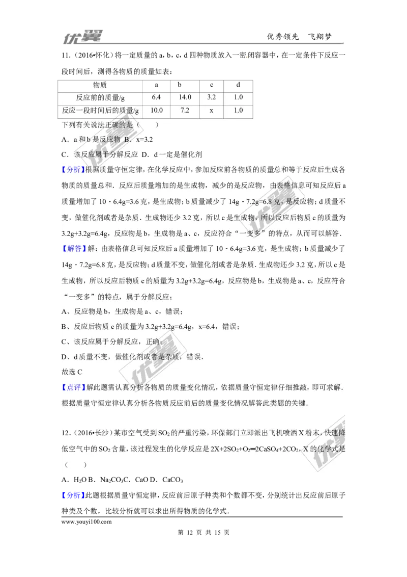 （第三辑）第5单元化学方程式_初中化学_01.人教版初中化学_01.初中化学课件PPT--教案--试题_初中化学全套(课件--教案--配套)_18年初中化学9年级上_18秋九化上(RJ)--7.复习资料