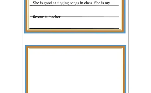 0917五年级英语(人教版)《Unit+2+Teachers》（第三课时）+-练习题_26春四年级上下册人教版_四上英语合集人教版PEP英语四年级上册新教材（教学视频+课件+动画+音频+练习+教案）_练习题