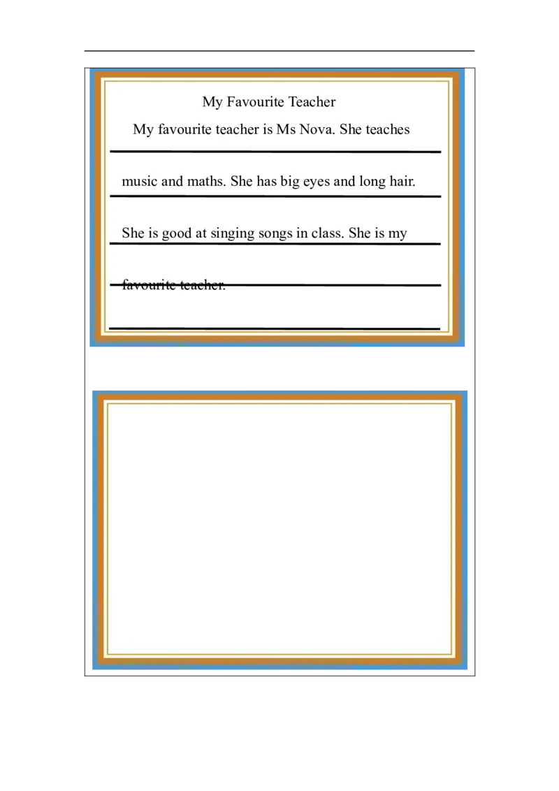 0917五年级英语(人教版)《Unit+2+Teachers》（第三课时）+-练习题_26春四年级上下册人教版_四上英语合集人教版PEP英语四年级上册新教材（教学视频+课件+动画+音频+练习+教案）_练习题