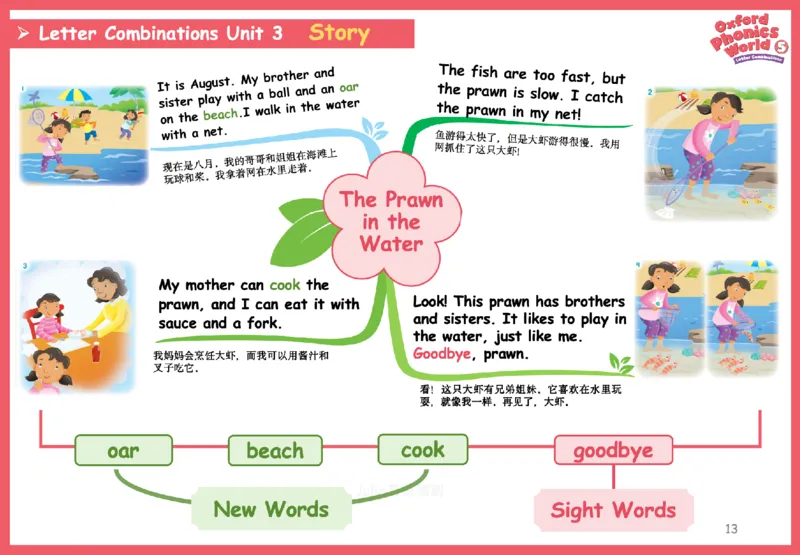 OPW5思维导图_《小学思维导图》_思维导图语数英第二套_英语_自然拼读1-5级思维导图