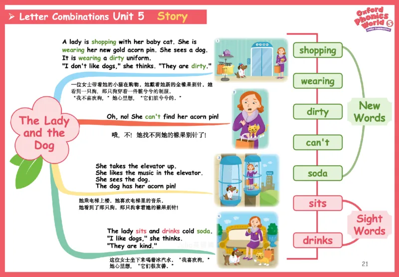 OPW5思维导图_《小学思维导图》_思维导图语数英第二套_英语_自然拼读1-5级思维导图