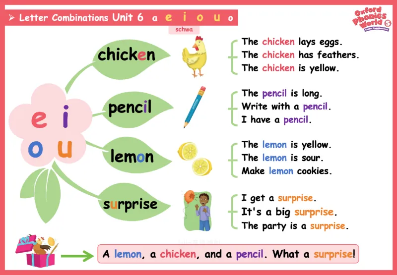 OPW5思维导图_《小学思维导图》_思维导图语数英第二套_英语_自然拼读1-5级思维导图