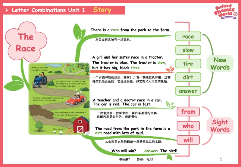 OPW5思维导图_《小学思维导图》_思维导图语数英第二套_英语_自然拼读1-5级思维导图