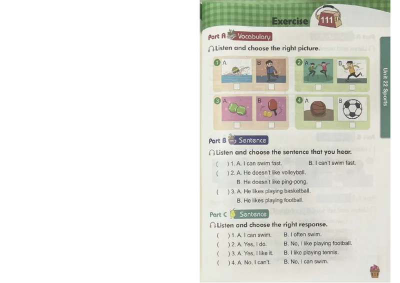 1英语~听霸-新_26春四年级上下册人教版_四上英语合集人教版PEP英语四年级上册新教材（教学视频+课件+动画+音频+练习+教案）_17练习资料_小学英语（预习复习资料大礼包）