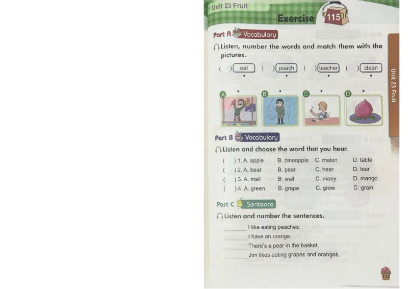 1英语~听霸-新_26春四年级上下册人教版_四上英语合集人教版PEP英语四年级上册新教材（教学视频+课件+动画+音频+练习+教案）_17练习资料_小学英语（预习复习资料大礼包）