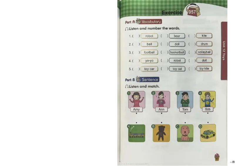 1英语~听霸-新_26春四年级上下册人教版_四上英语合集人教版PEP英语四年级上册新教材（教学视频+课件+动画+音频+练习+教案）_17练习资料_小学英语（预习复习资料大礼包）