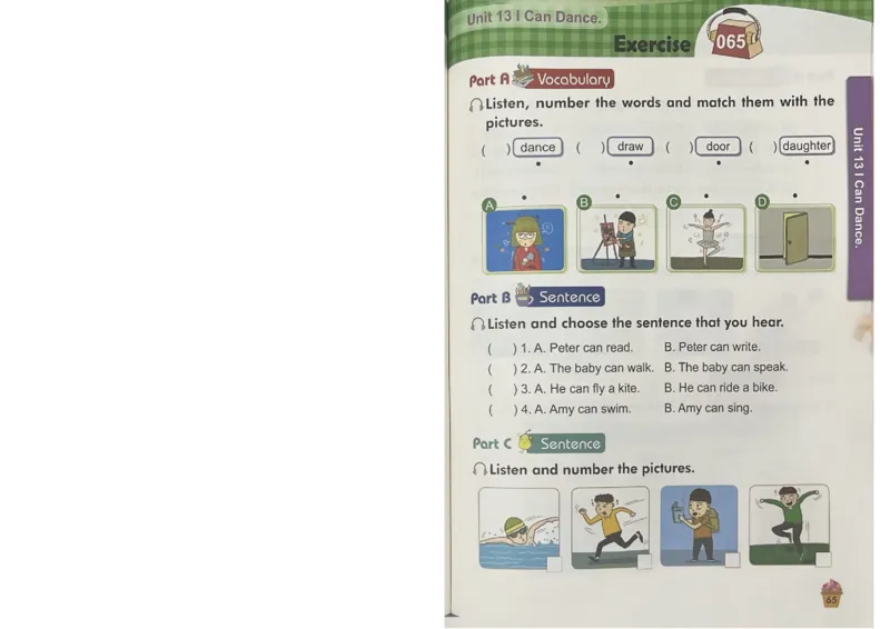 1英语~听霸-新_26春四年级上下册人教版_四上英语合集人教版PEP英语四年级上册新教材（教学视频+课件+动画+音频+练习+教案）_17练习资料_小学英语（预习复习资料大礼包）