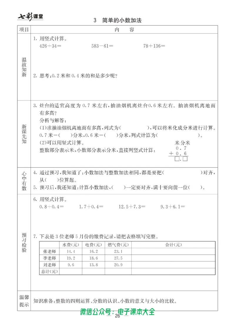 3b_26春四年级上下册人教版_四上英语合集人教版PEP英语四年级上册新教材（教学视频+课件+动画+音频+练习+教案）_17练习资料_小学英语（预习复习资料大礼包）_《预习卡》_六三制