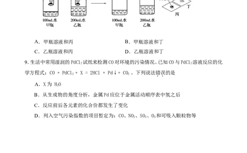 山东省东营市2018年中考化学试题及答案（word版，含答案）_初中化学_01.人教版初中化学_06.初中化学中考真题
