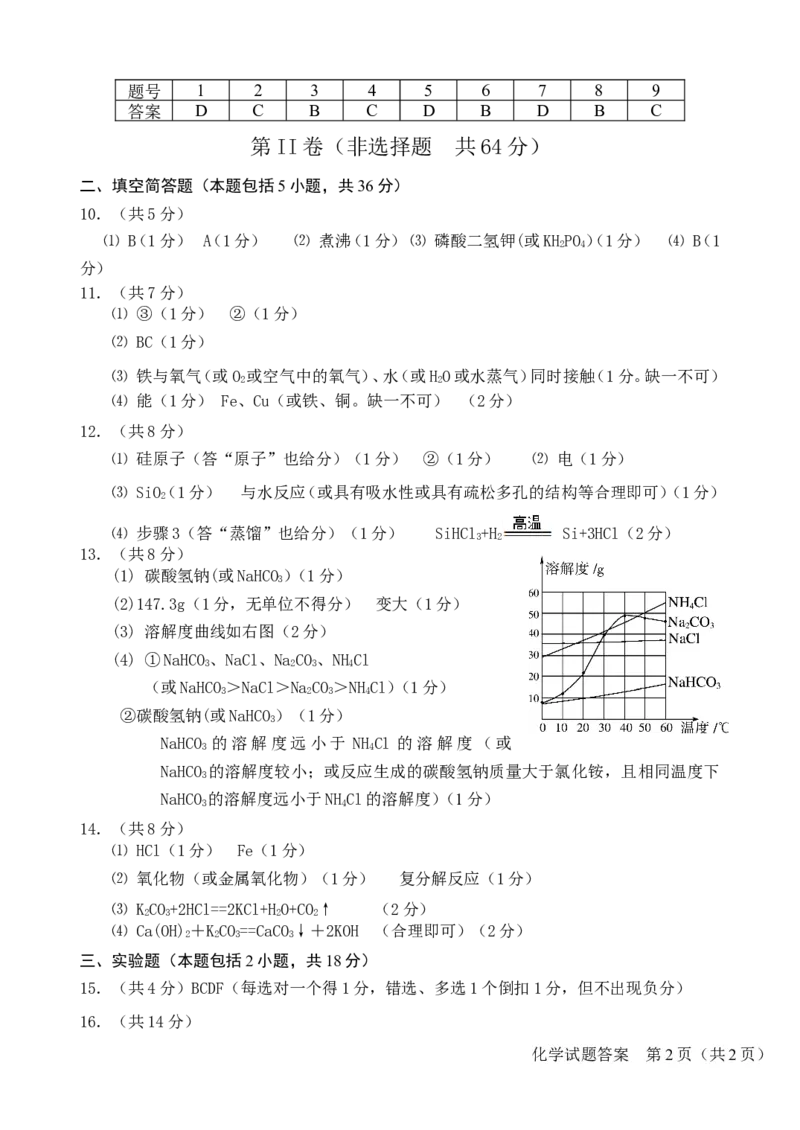 山东省东营市2018年中考化学试题及答案（word版，含答案）_初中化学_01.人教版初中化学_06.初中化学中考真题