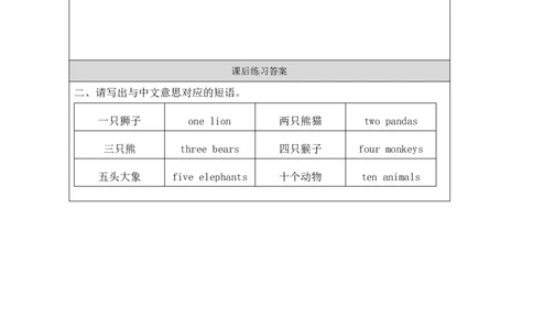 20Unit7ArethesebearsPartA_国家课_课后练习_26春四年级上下册人教版_四上英语合集人教版PEP英语四年级上册新教材（教学视频+课件+动画+音频+练习+教案）_17练习资料_《小学英语》