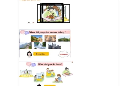 22Unit7IhadagoodtimePartC_国家课_学习任务单_26春四年级上下册人教版_四上英语合集人教版PEP英语四年级上册新教材（教学视频+课件+动画+音频+练习+教案）_17练习资料_《小学英语》