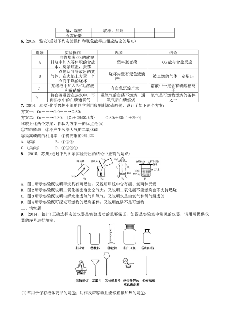 第22讲　实验方案的设计与评价_初中化学_01.人教版初中化学_10.初中化学知识点_初中最全化学知识点归纳总结