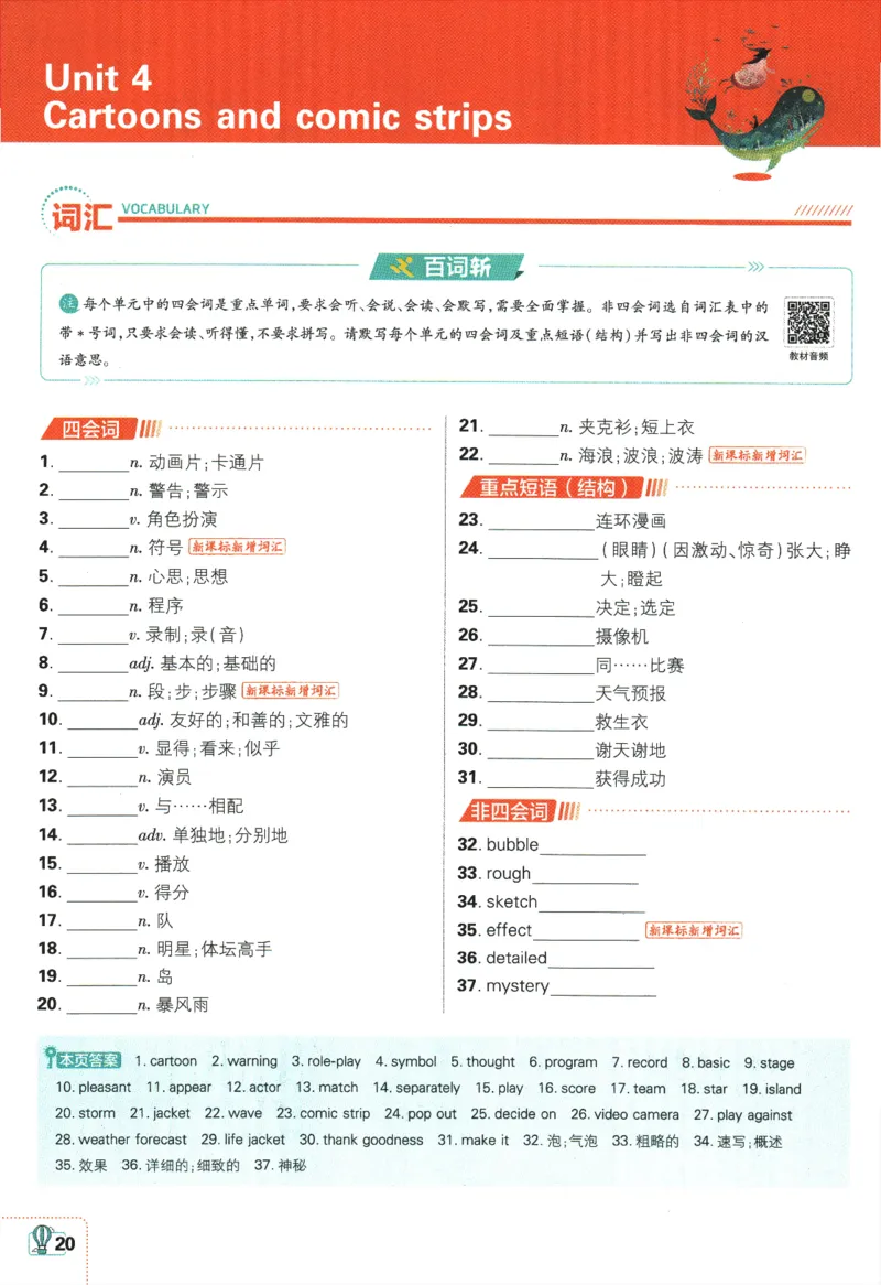 2024版《初中必刷题》英语8下（HN）-狂K重点_2026沪教牛津版英语_032(1).24-8下英语沪教牛津版