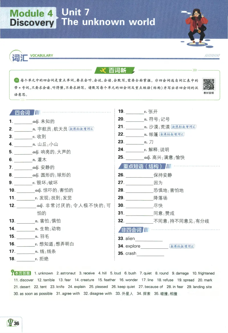 2024版《初中必刷题》英语8下（HN）-狂K重点_2026沪教牛津版英语_032(1).24-8下英语沪教牛津版