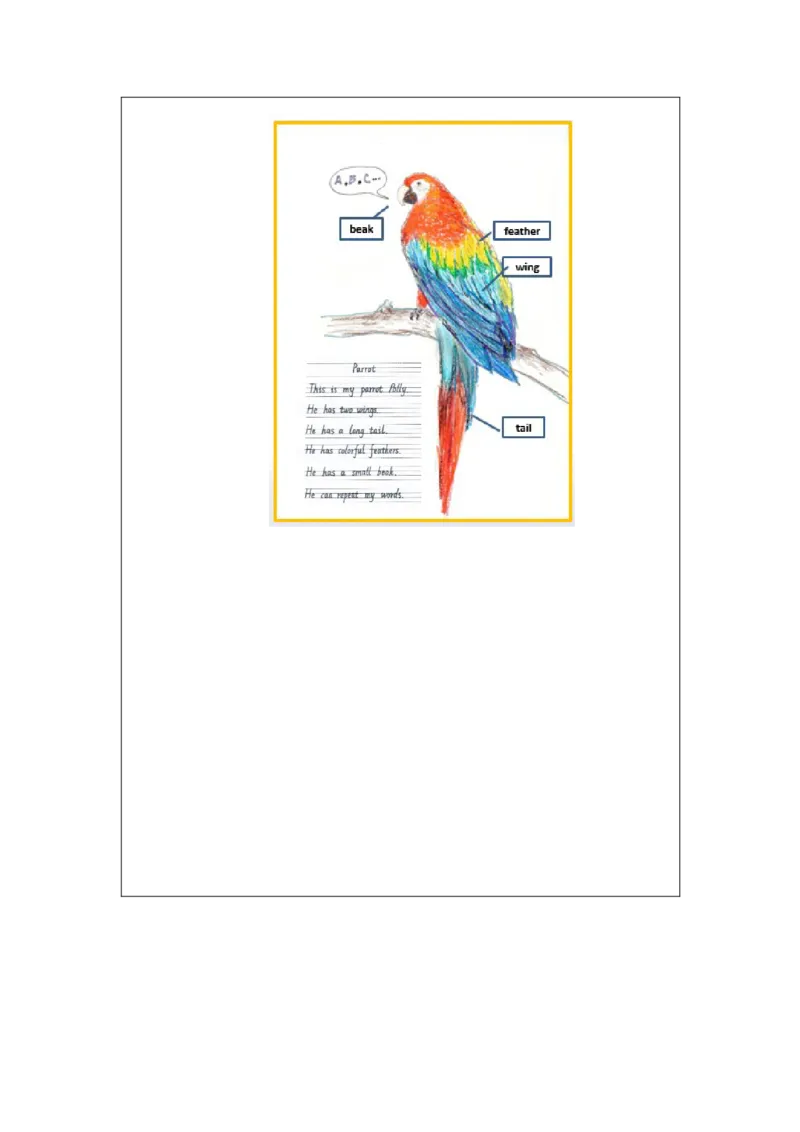 0924三年级英语(人教版)Unit+2+My+Body+第五课时-4练习题_26春四年级上下册人教版_四上英语合集人教版PEP英语四年级上册新教材（教学视频+课件+动画+音频+练习+教案）_17练习资料