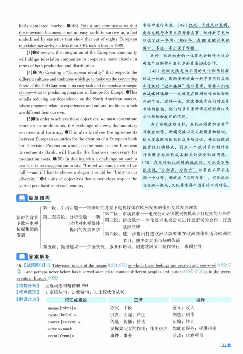 2005年真题逐题细解_41考研英语一二历年真题解析_英语一_解析册+逐词逐句册