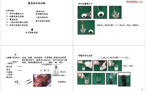 魔鬼液体&mdash;&mdash;浓硫酸_初中化学_01.人教版初中化学_04.初中化学实验视频_课外化学实验兴趣_第14讲魔鬼液体&mdash;&mdash;浓硫酸