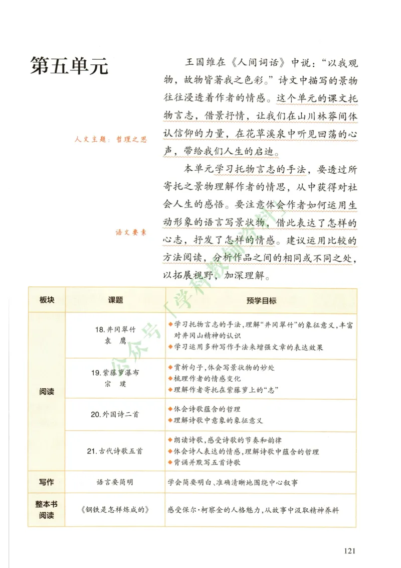 新人教版七年级语文下册课堂笔记_新人教版七下语文学习资料包_4.课堂笔记