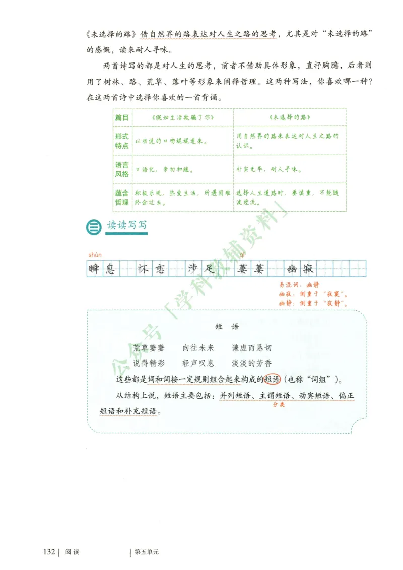 新人教版七年级语文下册课堂笔记_新人教版七下语文学习资料包_4.课堂笔记