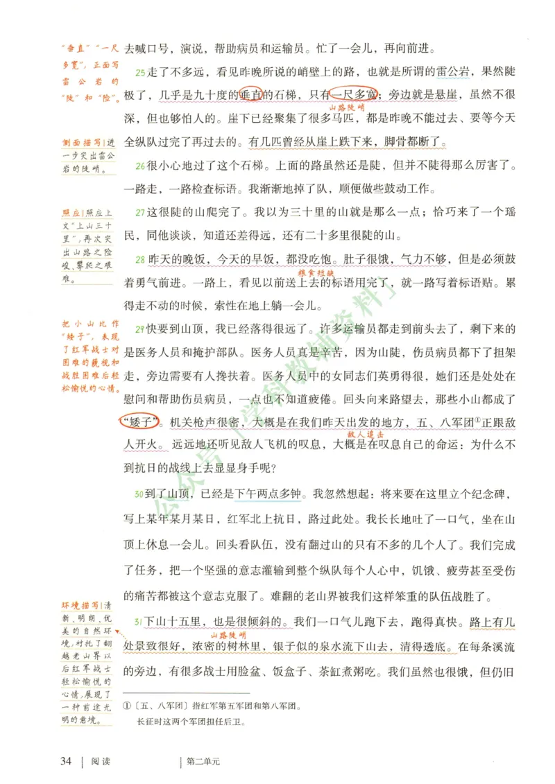 新人教版七年级语文下册课堂笔记_新人教版七下语文学习资料包_4.课堂笔记