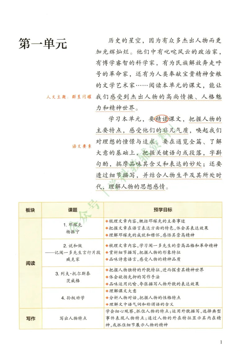 新人教版七年级语文下册课堂笔记_新人教版七下语文学习资料包_4.课堂笔记