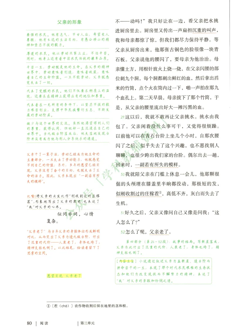 新人教版七年级语文下册课堂笔记_新人教版七下语文学习资料包_4.课堂笔记