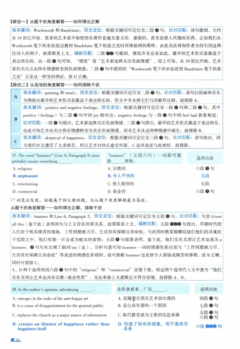 2006年真题逐题细解_41考研英语一二历年真题解析_英语一_解析册+逐词逐句册