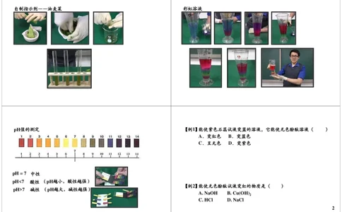 化学灯塔&mdash;&mdash;酸碱指示剂_初中化学_01.人教版初中化学_04.初中化学实验视频_课外化学实验兴趣_第13讲化学灯塔&mdash;&mdash;酸碱指示剂
