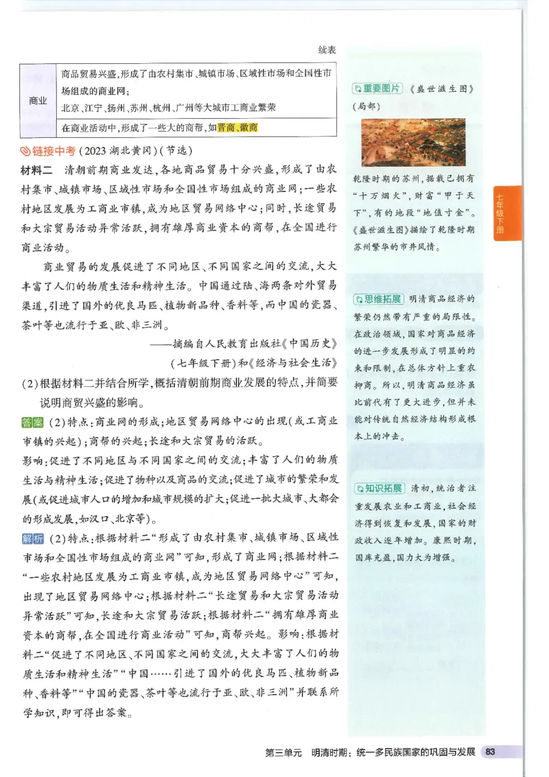 2025版《53初中知识清单》-历史_初中全科《53初中知识清单》2025版