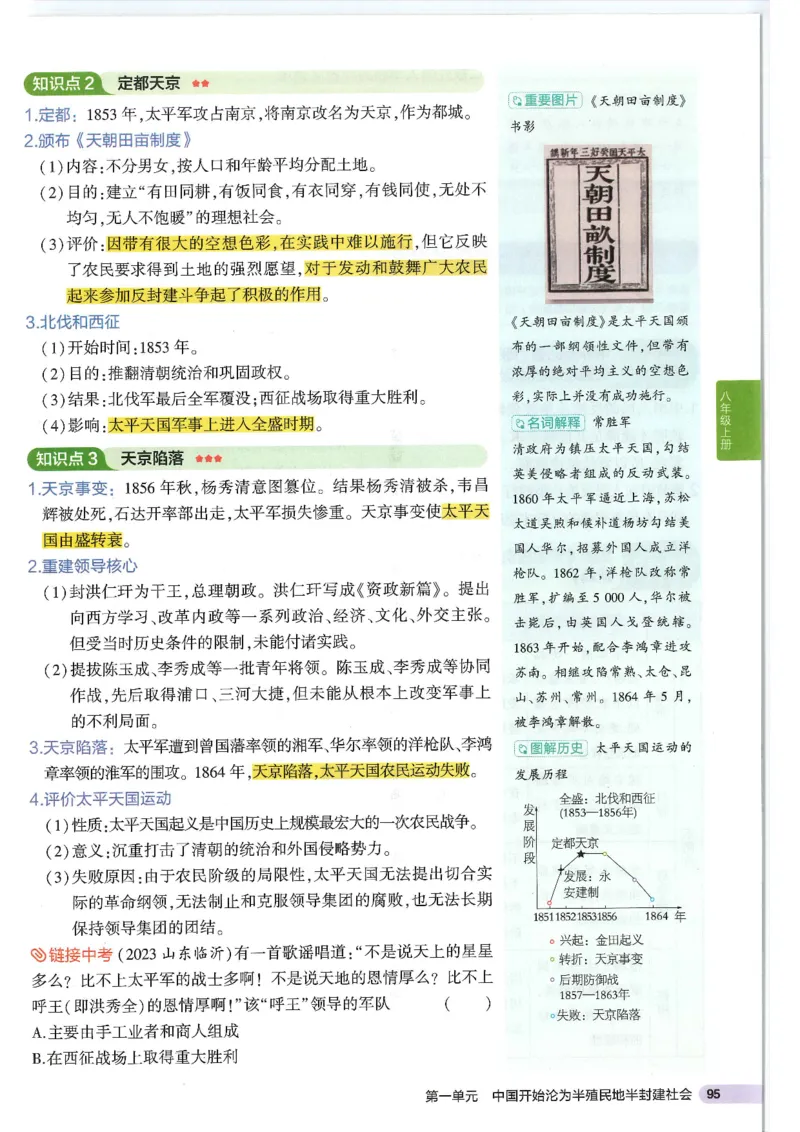 2025版《53初中知识清单》-历史_初中全科《53初中知识清单》2025版