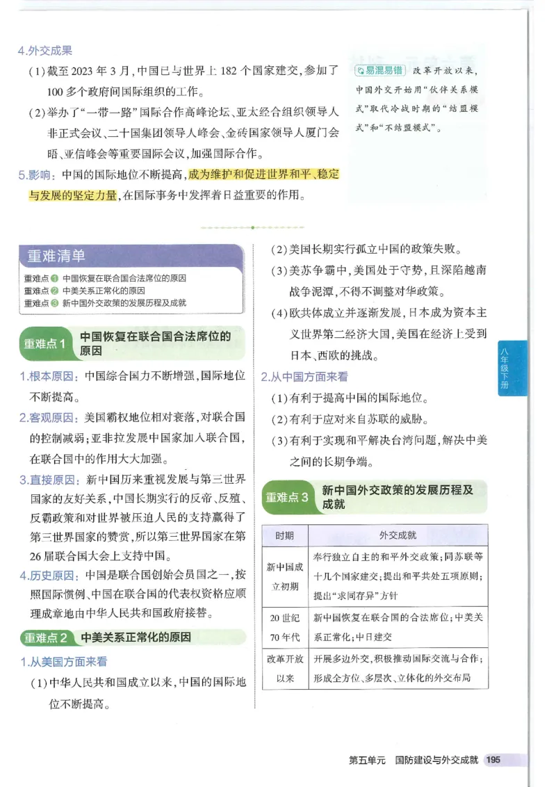 2025版《53初中知识清单》-历史_初中全科《53初中知识清单》2025版