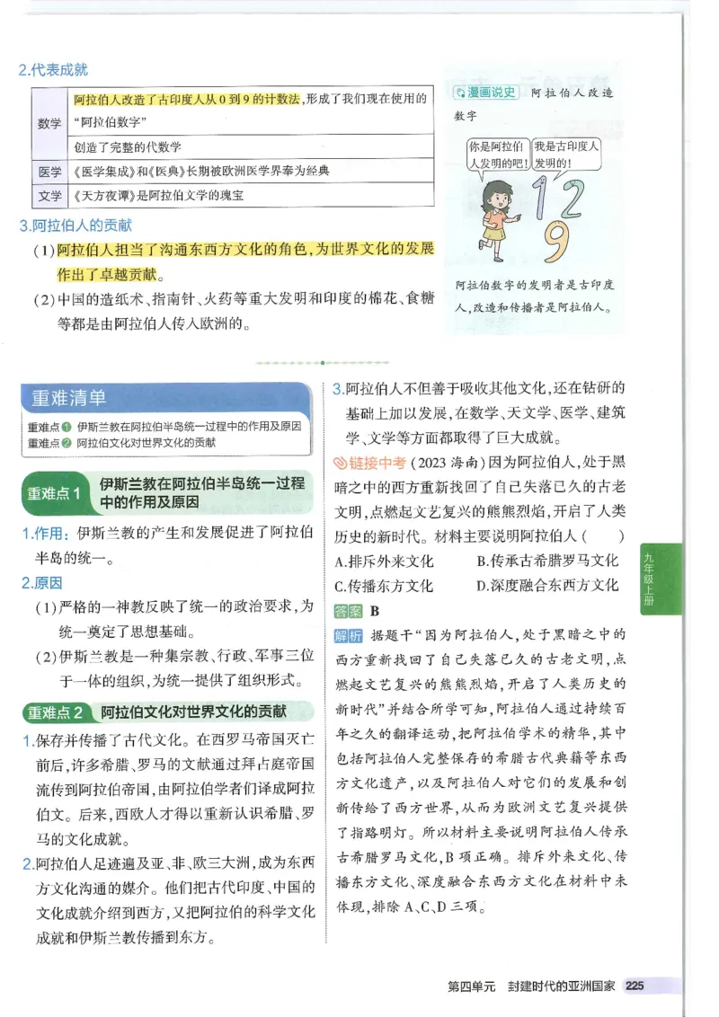 2025版《53初中知识清单》-历史_初中全科《53初中知识清单》2025版