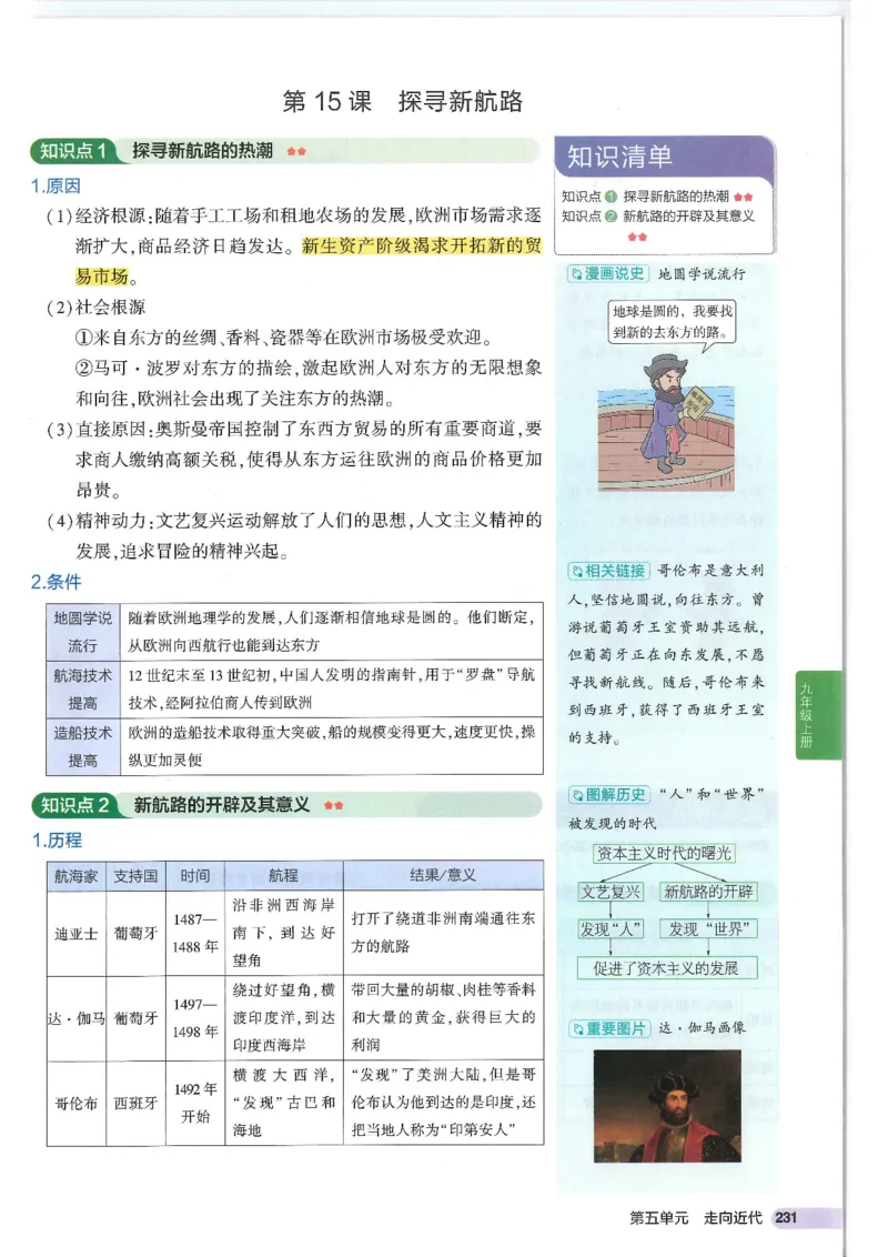 2025版《53初中知识清单》-历史_初中全科《53初中知识清单》2025版