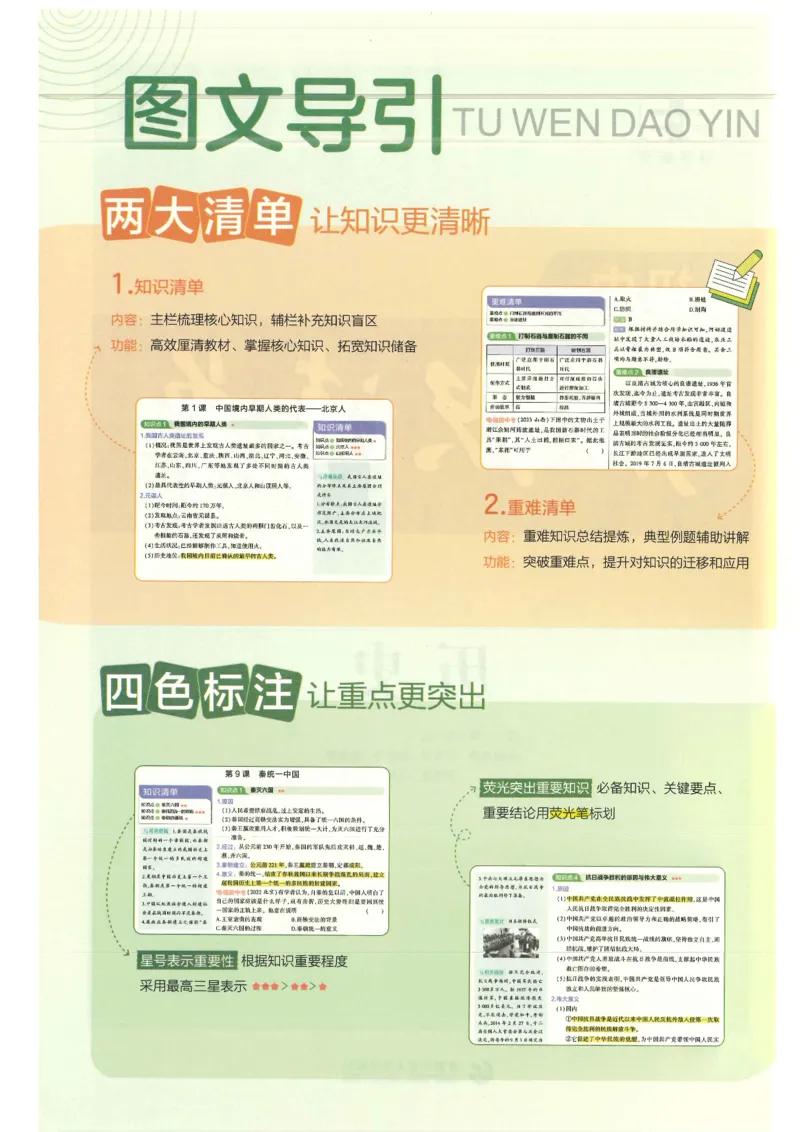 2025版《53初中知识清单》-历史_初中全科《53初中知识清单》2025版