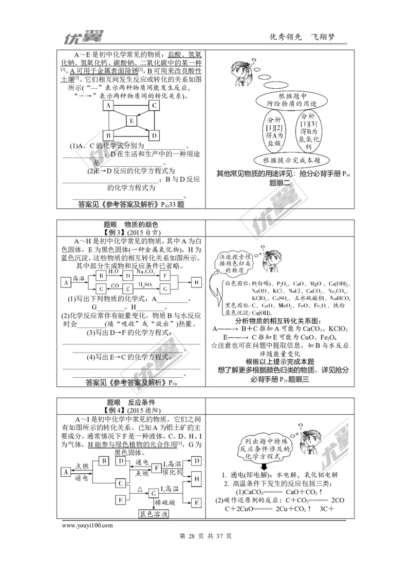 化学备考资料库_初中化学_01.人教版初中化学_01.初中化学课件PPT--教案--试题_初中化学全套(课件--教案--配套)_18年初中化学9年级上_18秋九化上(RJ)--7.复习资料_2.知识集锦