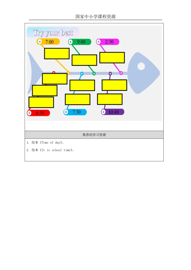 2Unit1It'stimetoplaytheviolinPartB_国家课_学习任务单_26春四年级上下册人教版_四上英语合集人教版PEP英语四年级上册新教材（教学视频+课件+动画+音频+练习+教案）_17练习资料