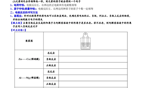 课时6.2.3拓展1燃料电池及其它新型电池电极反应式的书写-2020-2021学年高一化学必修第二册精品讲义（新教材人教版）_高化_2025春-人教版高中化学_02新版高中化学必修二_7.精品讲义