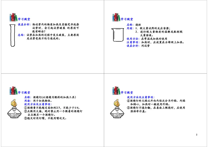 化学实验基础（常见的化学实验仪器、基本的实验操作）_初中化学_01.人教版初中化学_03.初中化学专项视频_104302013学年秋季初三化学满分冲刺班15讲
