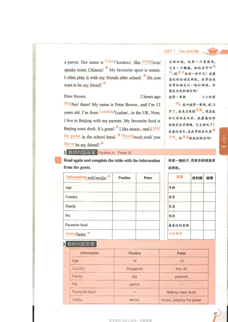 2024秋薛金星初中英语七上《中学教材全解》人教版_2026沪教牛津版英语_（41127）2024秋薛金星初中英语七上《中学教材全解》人教+沪教版